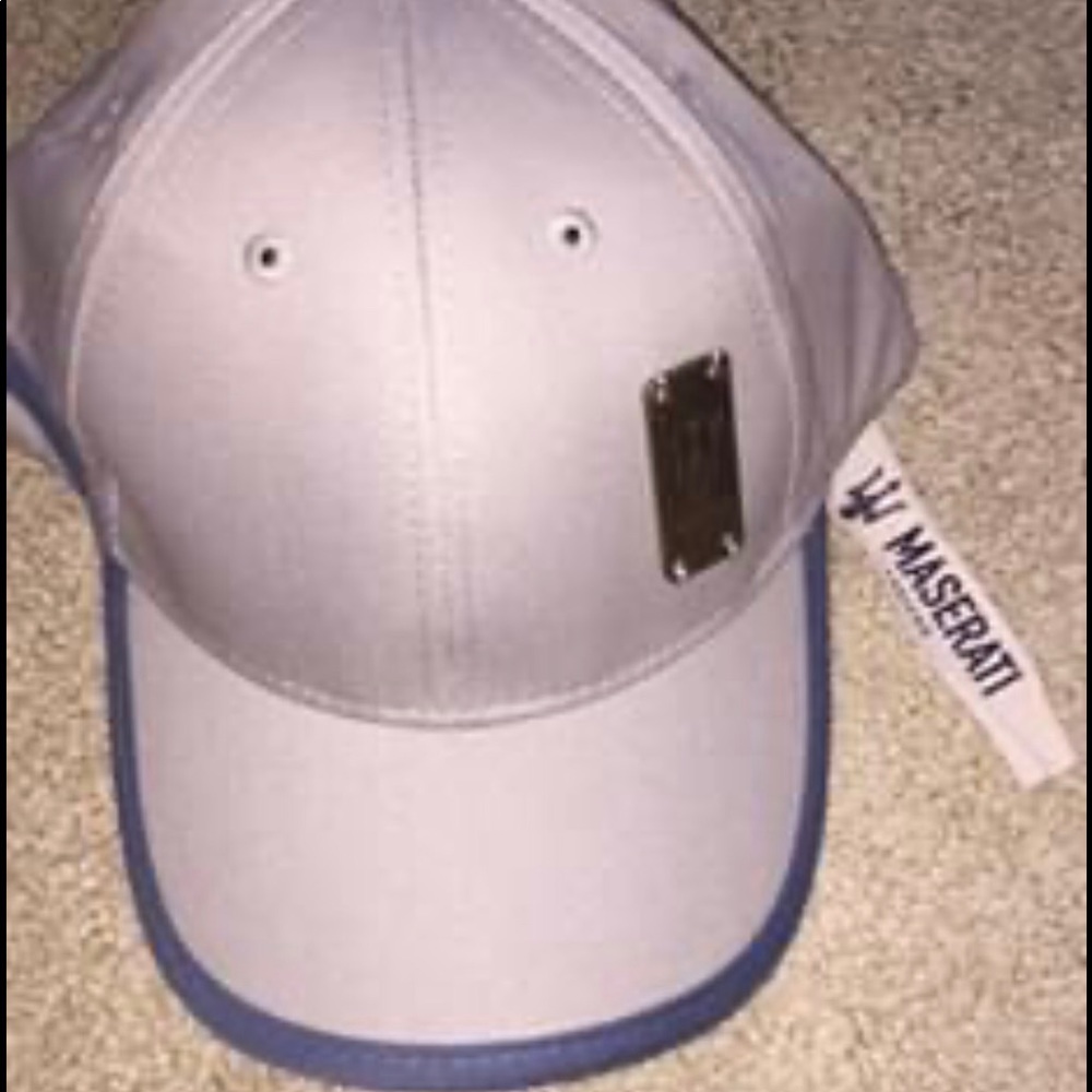 Maserati hat - NWT (blue/grey)